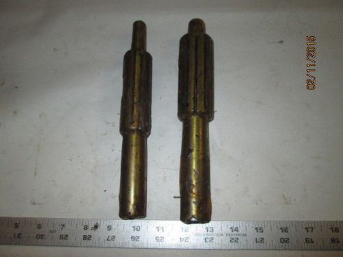 MACHINIST MILL LATHE 2 Large Expanding Mandrels with Wax Covering