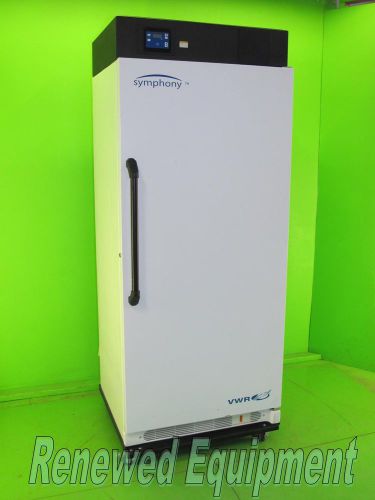 VWR Symphony SCPMF-2020 Ultra Low Temp Upright Laboratory Freezer on Cart