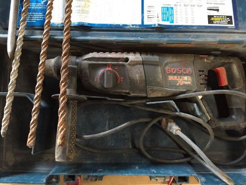 Bosch SDS-plus BULLDOG  Xtreme 11255VSR Rotary Hammer Drill Plus 4 Drill Bits.