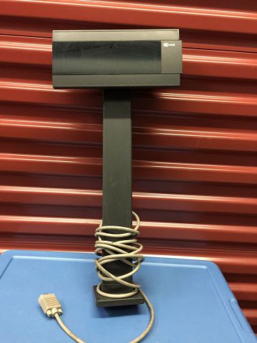 NCR RealPOS Customer Display W/POLE &amp; CABLE Black 5972