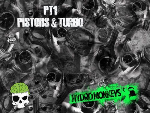 3 meters (10 ft) HydroMonkeysPistons Turbo 50 cm Hydrographics Film US Seller