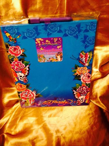 Ed Hardy Decoration Dry Erase Board Blue Rose