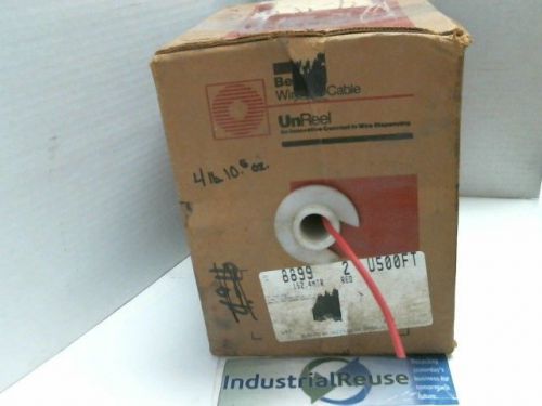Nib belden unreel test prod wire &amp; cable 8899 red 4lb 10.5oz rubber installation for sale