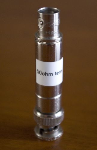 50ohm BNC Feed-Thru Through Termination Term