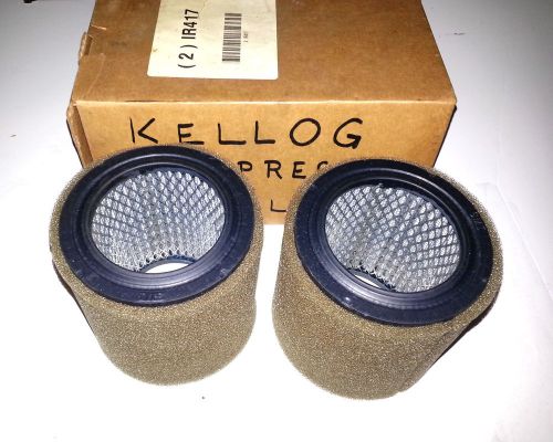 (2) NEW KELLOG COMPRESSOR AIR FILTER 2 IR417 KELLOGG