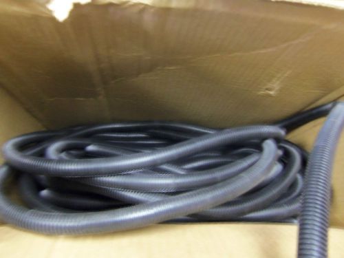 SPLIT LOOM BLACK TUBING  100FT 1/2&#034; CONDUIT HOSE