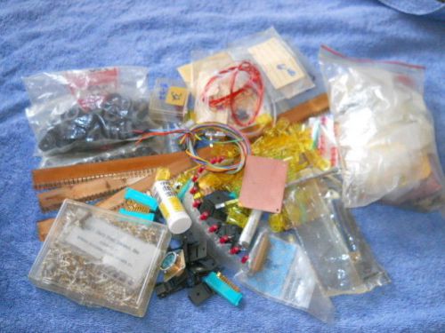 3 lbs. Misc. Electronic Comonents, Hardware, Connectors, Gromets, Lugs, +MORE!