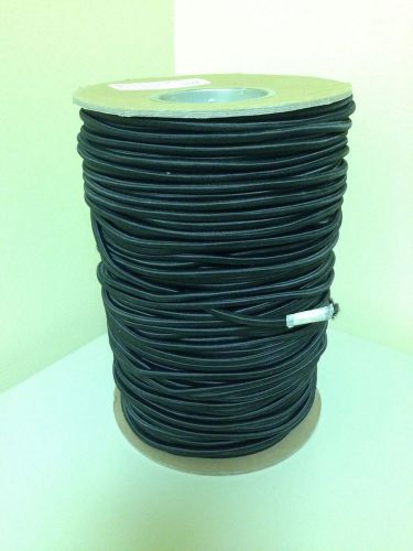 1/4&#034; X 500&#039; Black Nylon Bungee Shock Cord Made in USA Marine Grade