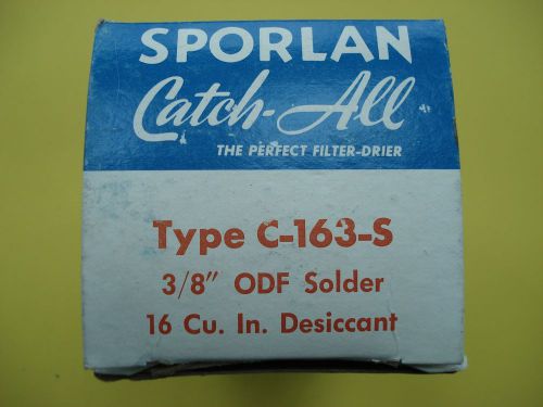 New sporlan catch-all   type c-163-s    3/8&#034; odf solder for sale