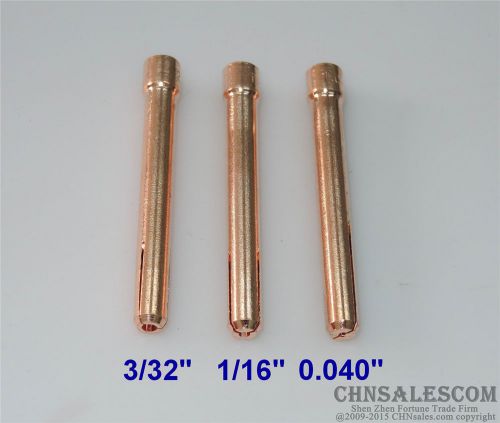 3 pcs 10N22 10N23 10N24 Collets Tig Welding Torch WP-17 WP-18 WP-26