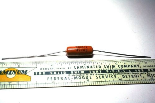 Sage  52.7ohms  1% 1500NS 5W  prec. resistors pair Mil  radio  date 8048