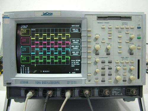 LeCroy LC584A 1GHz DIGITAL OSCILLOSCOPE 4CH SINGLE 8GS/s 500kpt DSO