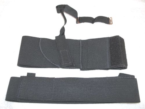 New adjustable elastic thigh holster &amp; under-belt secret mag./etc. pocket band for sale