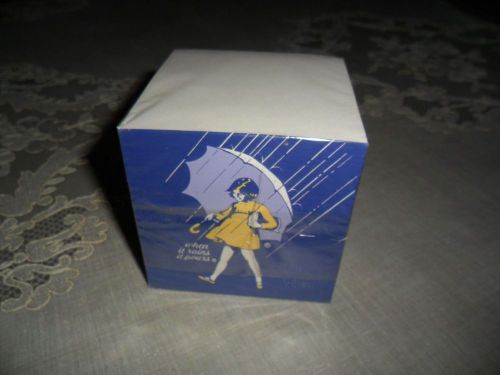 * NEW MORTON SALT WHEN IT RAINS IT POURS  NOTE CUBE Pad SEALED