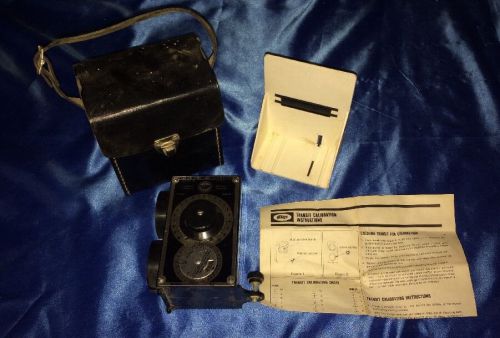 Vintage Hopkins Split Image Transit Level Hoppy Model G2 with Case Manual B0005