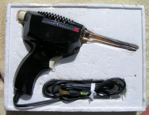 USED SEARS CRAFTSMAN SOLDERING GUN KIT MODEL 200 SINGLE &amp; DUAL HEAT