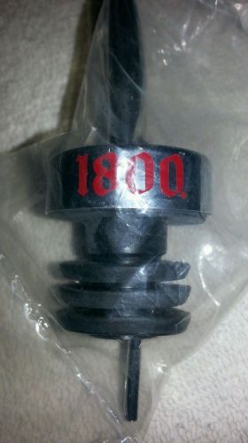 Unique 1800 Tequila Stainless Liquor Spirit Pourer Spout Stopper--New in Bag