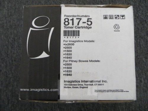 Genuine Imagistics 817-5 Pitney Bowes 1500 Black Toner 2500 1630 1640 ix2600 NEW