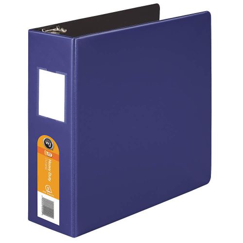 Heavy Duty Binder, D-Ring, 3in, PC Blue W384-49-7462PP