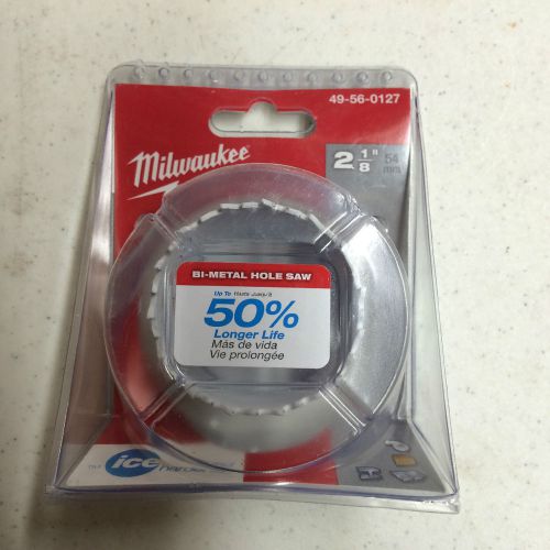 NEW Milwaukee 2-1/8&#034; Ice Hardened Bi-Metal Hole Saw 49-56-0127