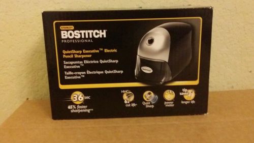 Stanley Bostitch Quiet Sharp Executive Electric Pencil Sharpener, Black