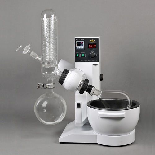 Rotary Evaporator 0.5-2L,0-200rpm Digital display temp 0-180°C,Automatic Lifting