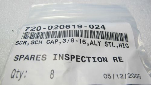 LAM RESEARCH 720-020619-024 INSPECTION PLATE SCREWS HEX PACK OF 8 EA.