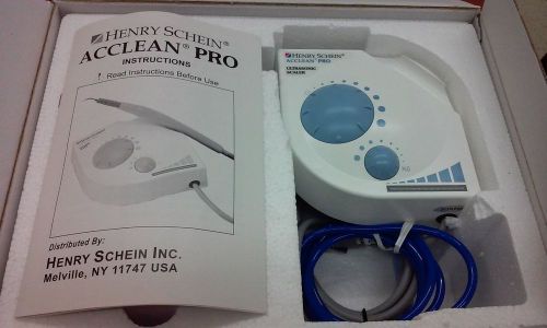 HENRY SCHEIN ACCLEAN PRO ULTRASONIC SCALER WHIT WATER TANK