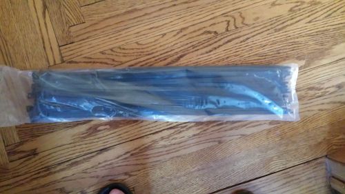 24&#034; UV/BLACK CABLE TIES TENSILE STRENGTH 175 LBS USA (1 BAG OF 50)