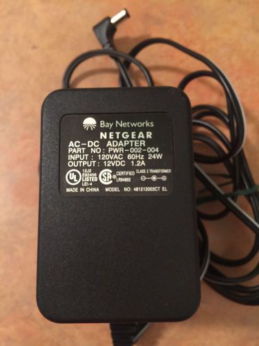 Bay Networks Netgear AC-DC Adaptor PWR-002-004