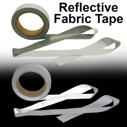 Reflective silver safety tape - sew on - 2&#034; x 1 yards for sale
