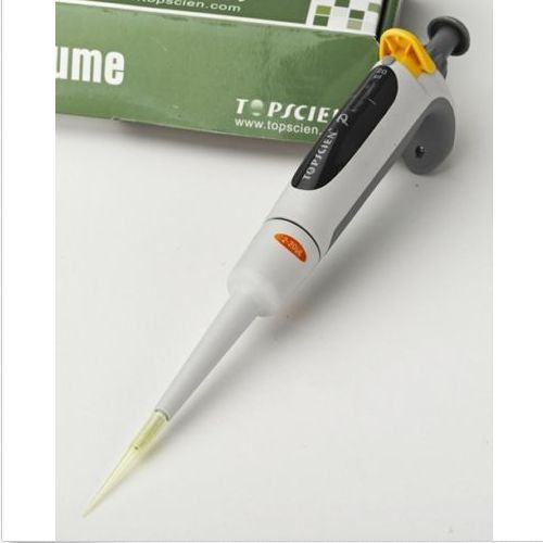Topscien variable volume pipette pipetter pipet adjustable 121°c 2-20?l-new for sale