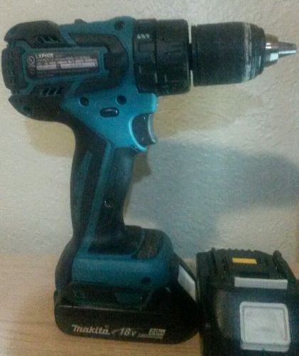 MAKITA LXPH05 BRUSHLESS  CORDLESS18V LI-ION 1/2 HAMMERDRILL/DRIVER +2  BATTERIES