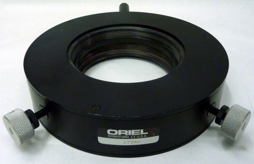 NEWPORT ORIEL 17340 4&#034; OPTICAL LENS CENTERING MIRROR STAGE MOUNT