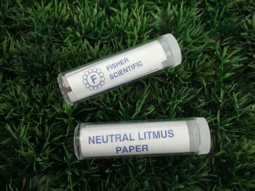 NEUTRAL LITMUS paper 2x 100 strips, 200 strips total. Fisher Scientific