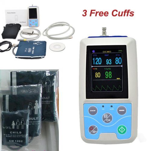 Contec ABPM+SpO2 Ambulatory Blood Pressure Monitor+Automatic 24h BP measurement