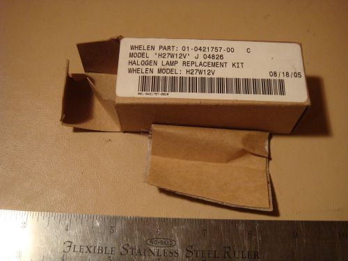 Whelen H27W12V part 01-0421757 Halogen Replacement Lamp light bulb NOS