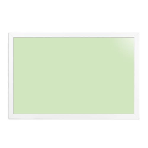 Eco-friendly mango wood framed color dry erase board w/ pocket &amp; magnets - green for sale