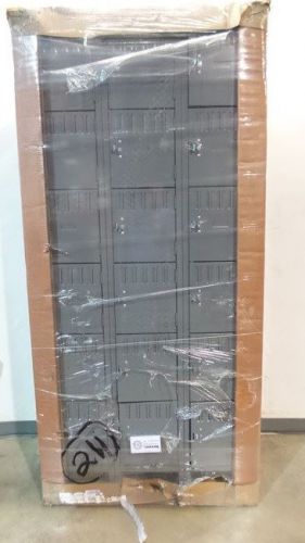 Tennsco BS6-121512-3MG 3 Wide 6 Tier 18 Person Louvered Steel Box Locker