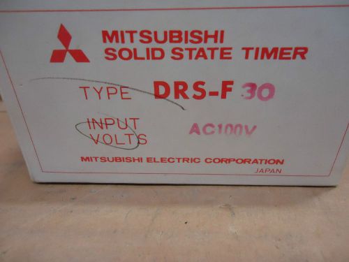 MITSUBISHI SOLID STATE TIMER #DRS-F30 AC100V