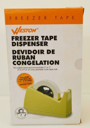 WESTON FREEZER TAPE DISPENSER W/ (1) ROLL OF FREEZER TAPE