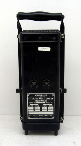 Multiplier (Model AW) for use with Esterline-Angus Graphic Instruments