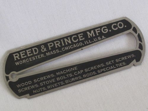 Reed &amp; prince mfg. co. standard screw gage machinist gunsmith lathe tool for sale