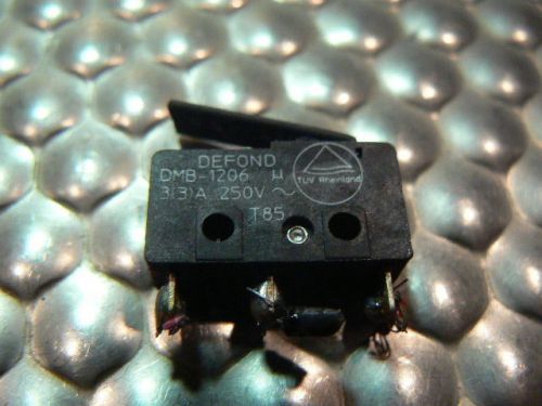 Defond dmb-1206 lever limit micro switch, 3(3)a 250v, t85, 10.1a 125v 5a 250v for sale