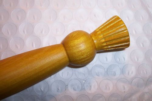 10&#034; MUDDLER OSAGE ORANGE SCOTTISH THISTLE  SPURTLE BAR MASHER by Stephen Mines