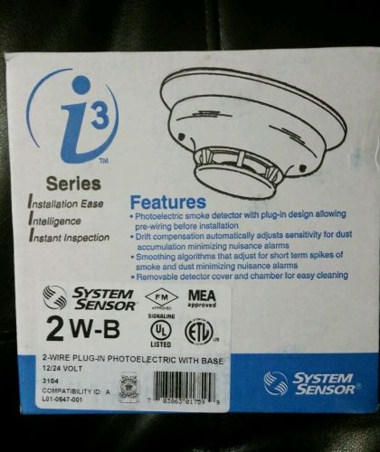 System sensor 2w-b for sale