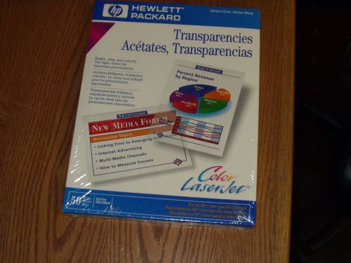 HP color laser jet  transparency brand new