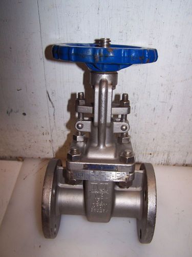 New tci 1-1/2&#034; stainless steel gate valve cf8m  class 150 mop 275 model c6ce6k for sale