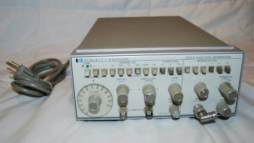 HEWLETT PACKARD HP 3312A FUNCTION GENERATOR