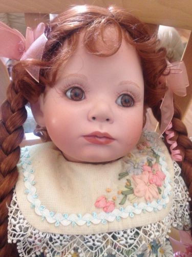 Porcelain Doll with Red-breaded hair